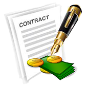 Вы на месте заключаете договор и оплачиваете часть суммы.